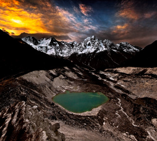 Dawn from Bhimtang