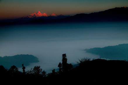 Ganesh & and Helambu Dawn