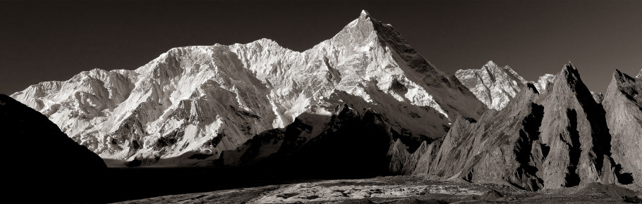 Morning Light on Masherbrum (7821m)